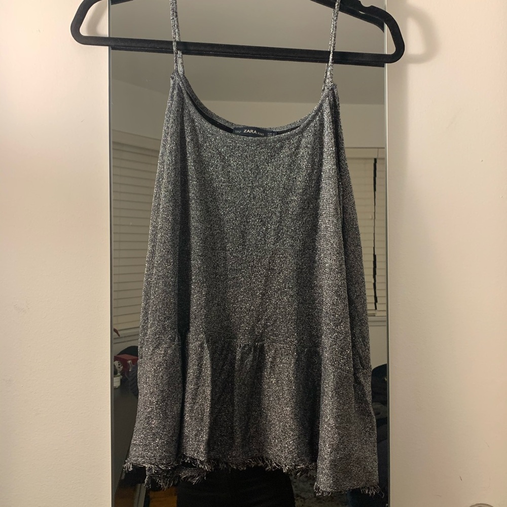 Silver cami